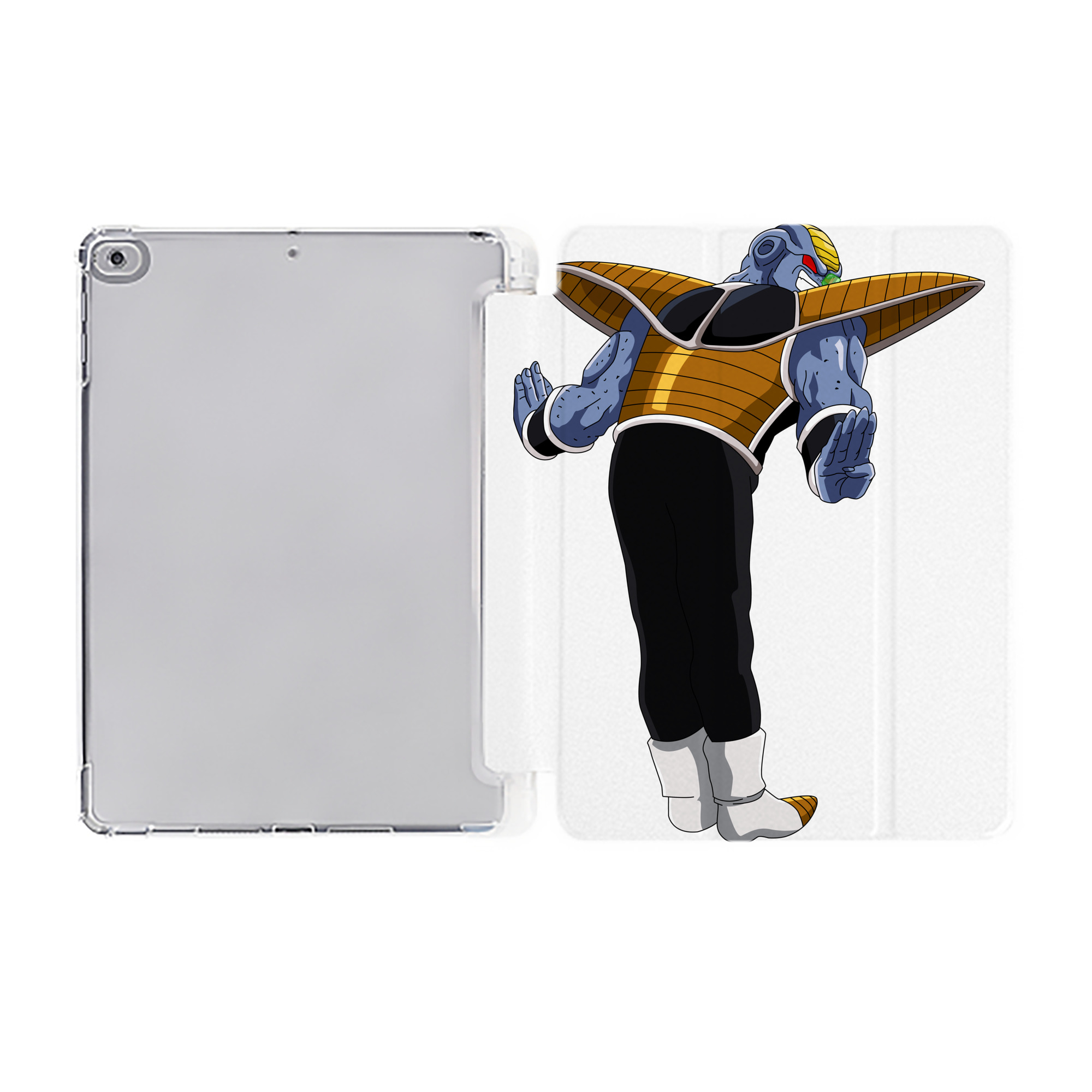 （画像用） ドラゴンボール DRAGON BALL IPad ケース ペン収納付き 三つ折りスタンド PUレザー×シリコン 対応機種9.5/10.5/10.9インチ